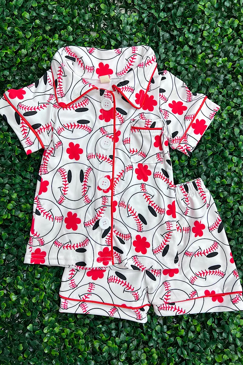 Baseball Pajama Set