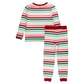 Holly Jolly Stripe Long Sleeve Pajama Set