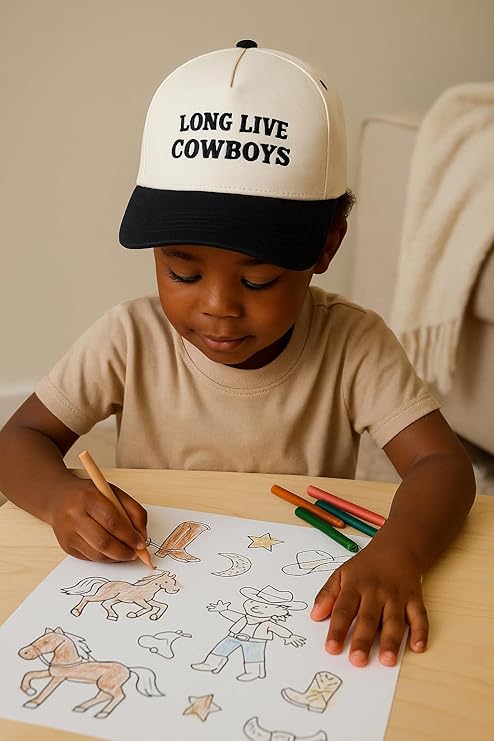 Long Live Cowboys (Black/Beige)