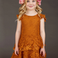 Toddler Lyra Dress in Marigold