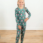 Santa Cows & Snowflakes Toddler/Youth Pajama Set