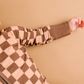 Espresso Checkered Bamboo Sleeper