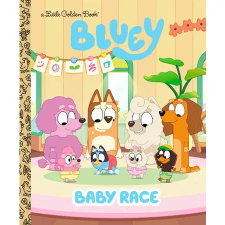 Baby Race- Bluey (Little Golden Book)