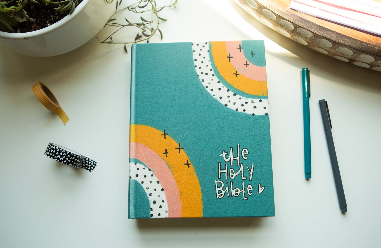 Boho Rainbow Esv Journaling Bible