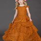 Toddler Lyra Dress in Marigold