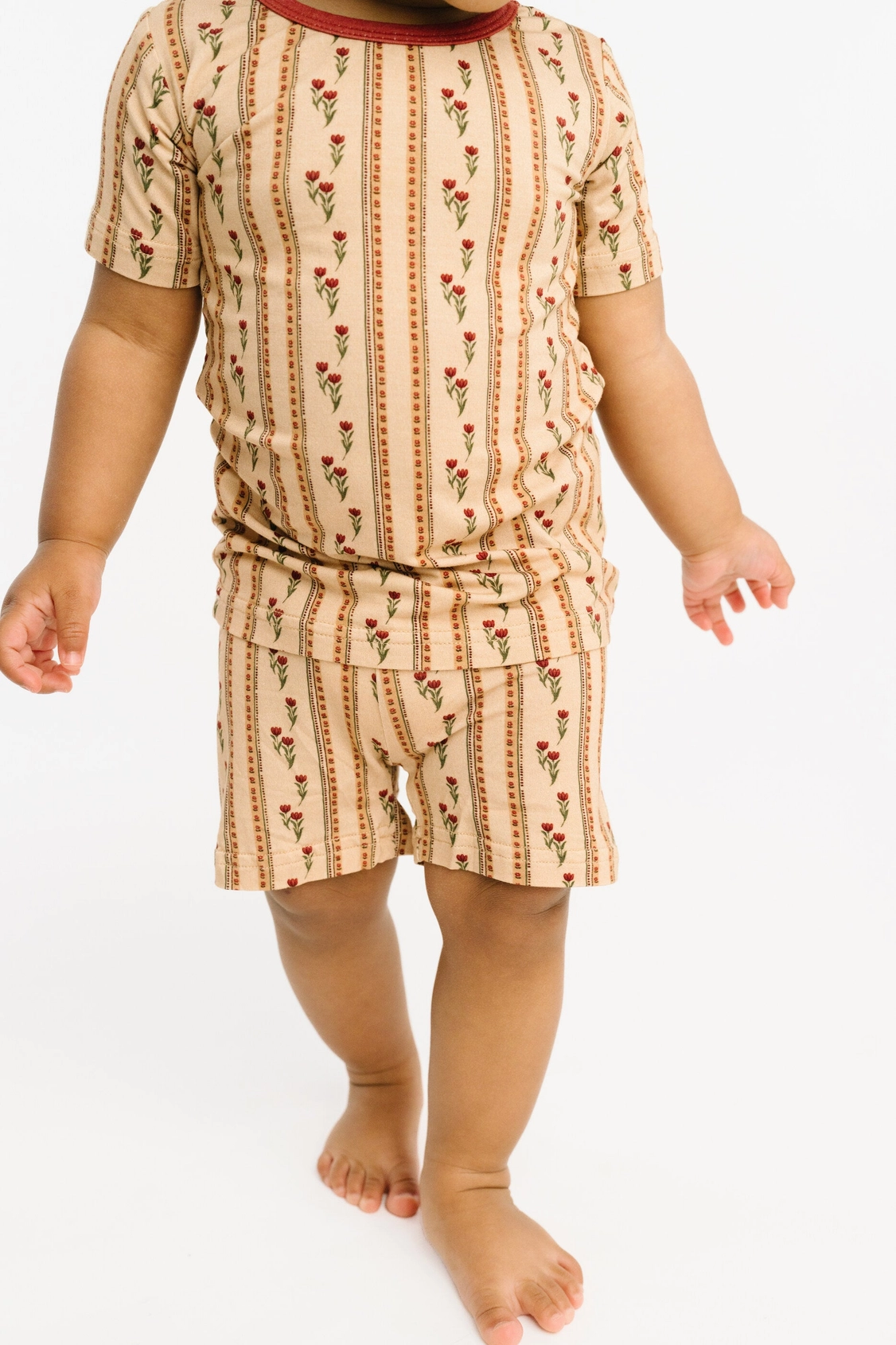 Floral Heirloom Bamboo Shorts Set
