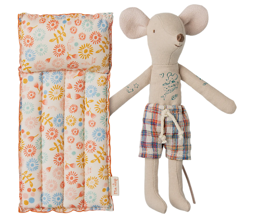 Beach mouse with air mattress, Dad - Flower