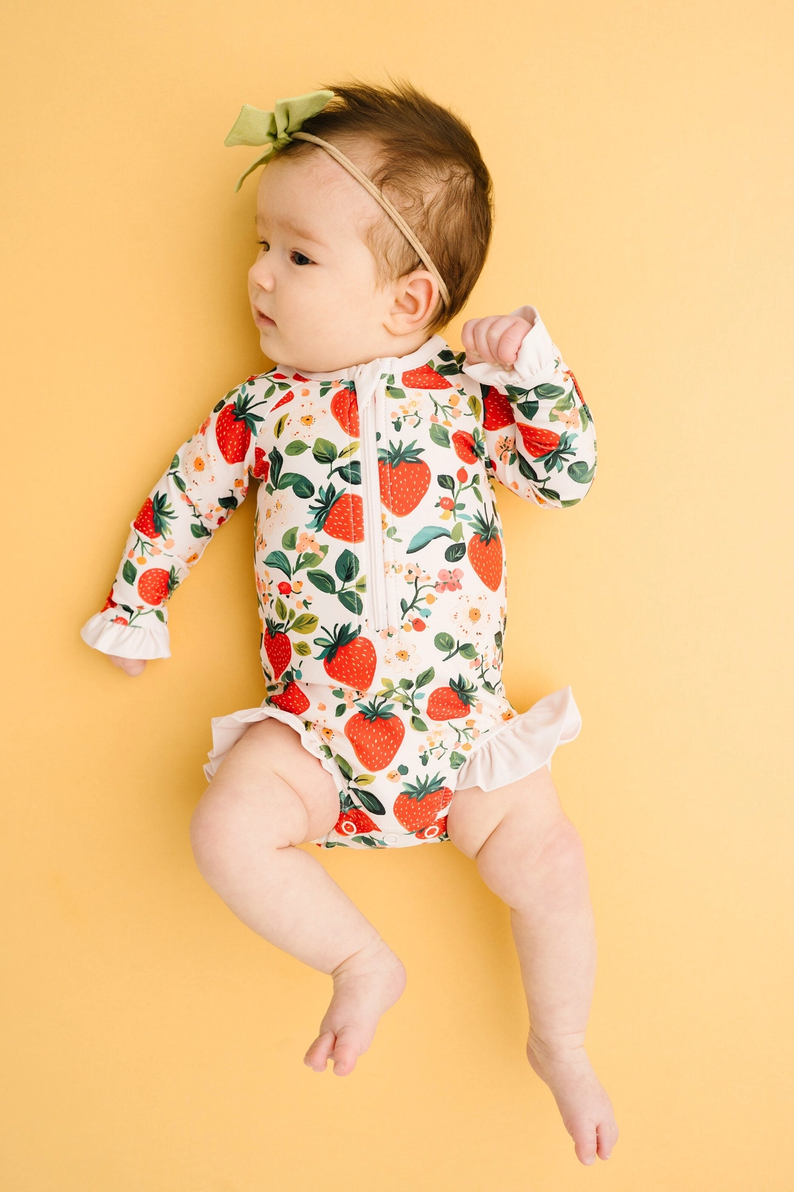 Vintage Strawberry One Piece Swimsuit