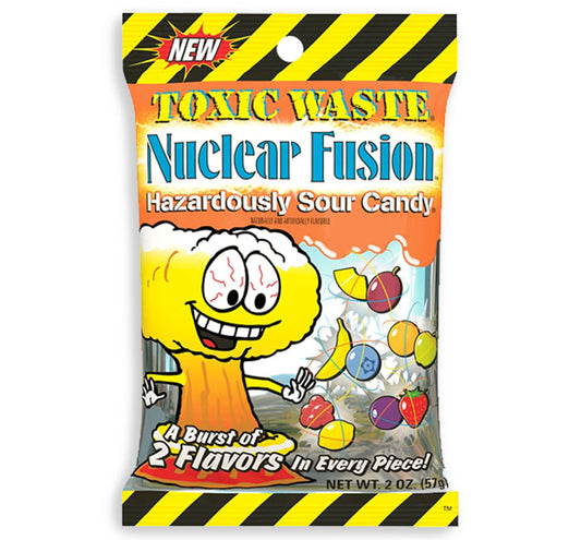 TOXIC WASTE PEG BAG - SOUR NUCLEAR FUSION