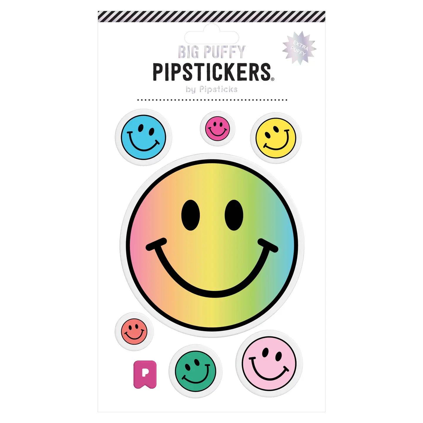 Big Puffy Smiley Stickers