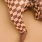 Espresso Checkered Bamboo Sleeper