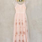 Kid's Kristine Dress in Blush