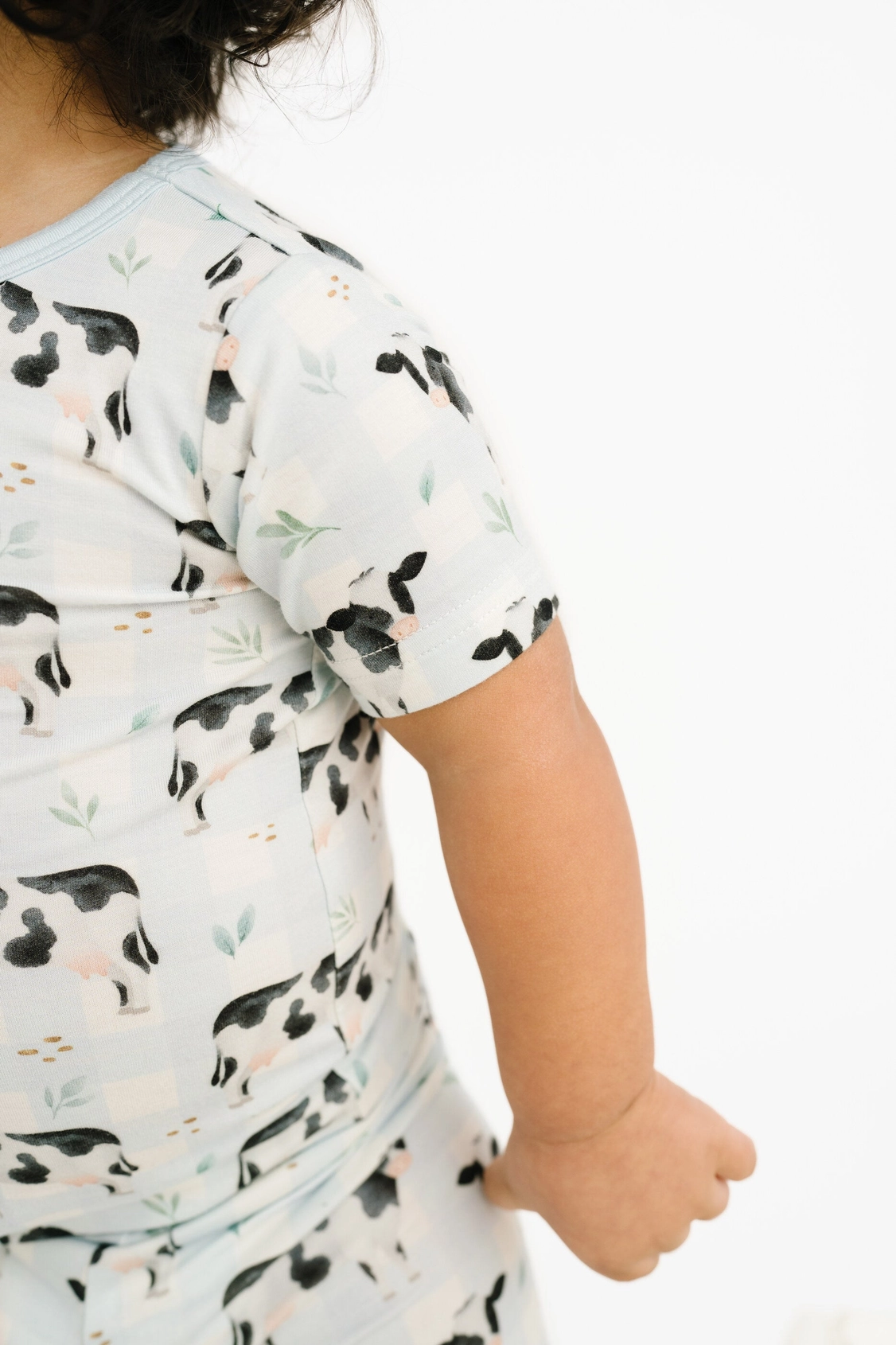 Dairy Cow Bamboo Shorts Set