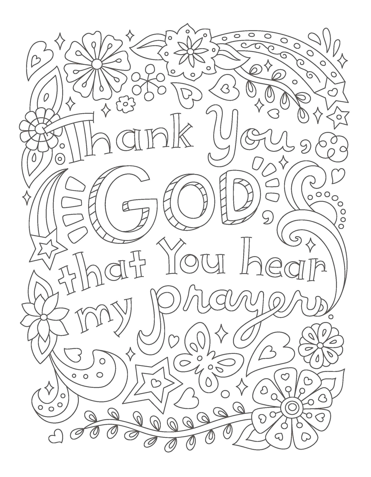 The Power of A Praying Girl Coloring Book