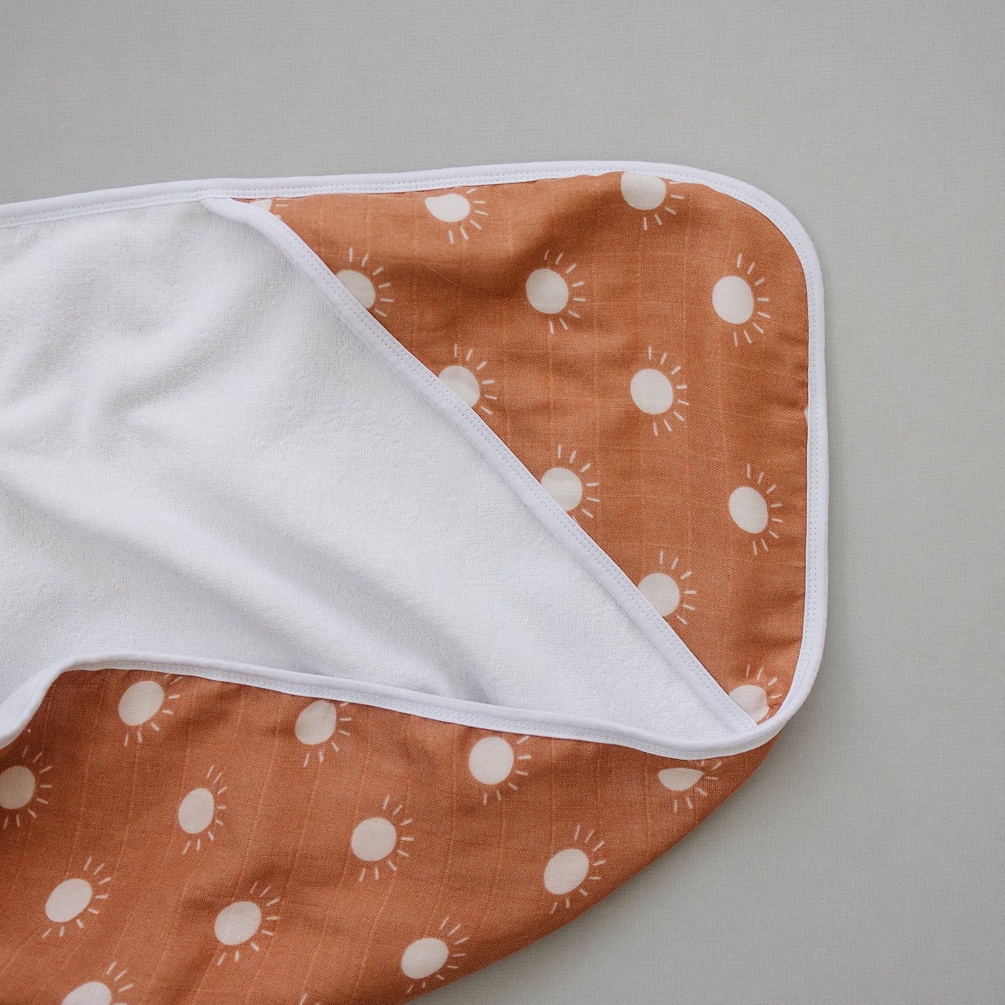 Sunshine Muslin Hooded Towel