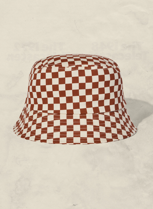 Checkerboard Bucket Hat