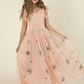 Kid's Kristine Dress in Blush