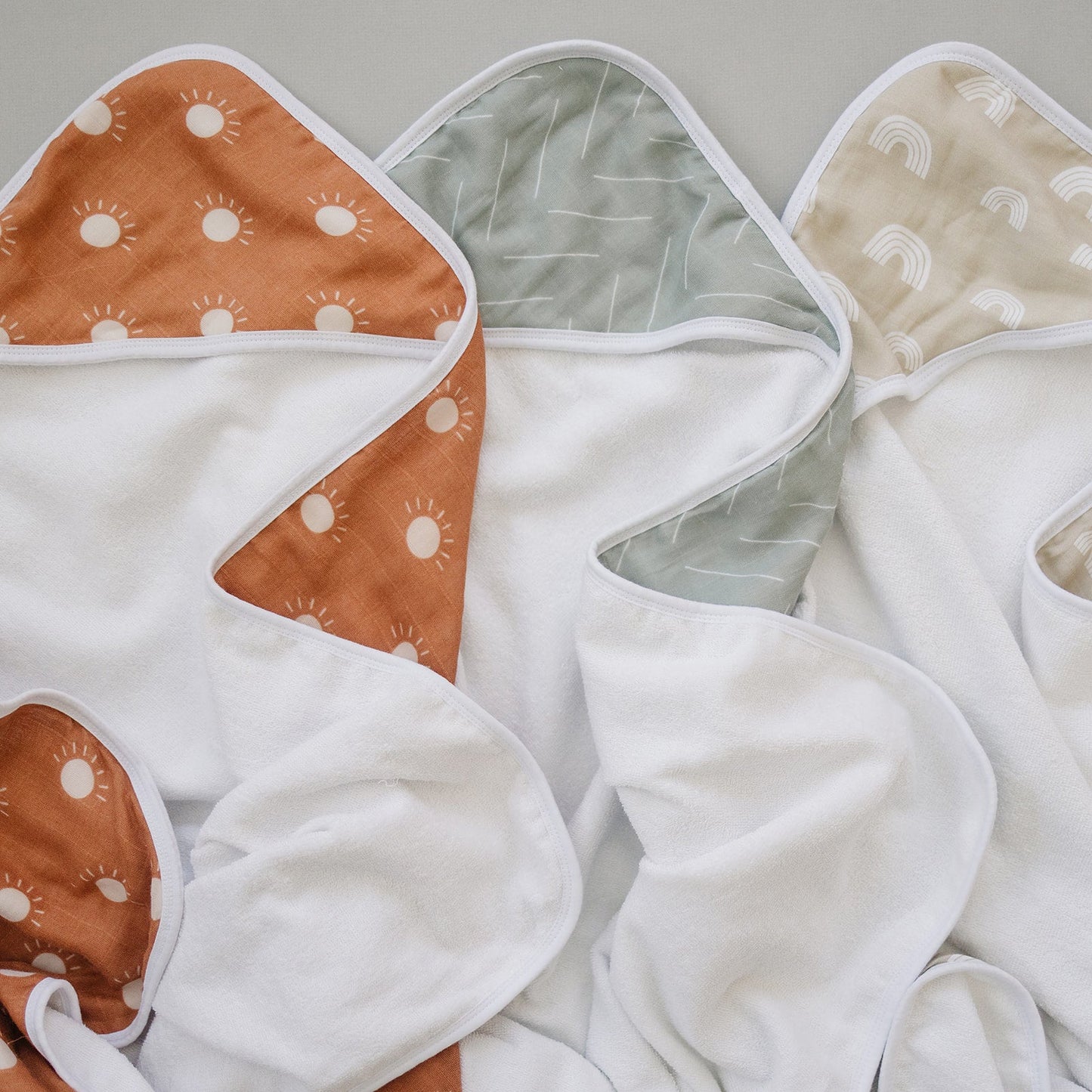 Sunshine Muslin Hooded Towel