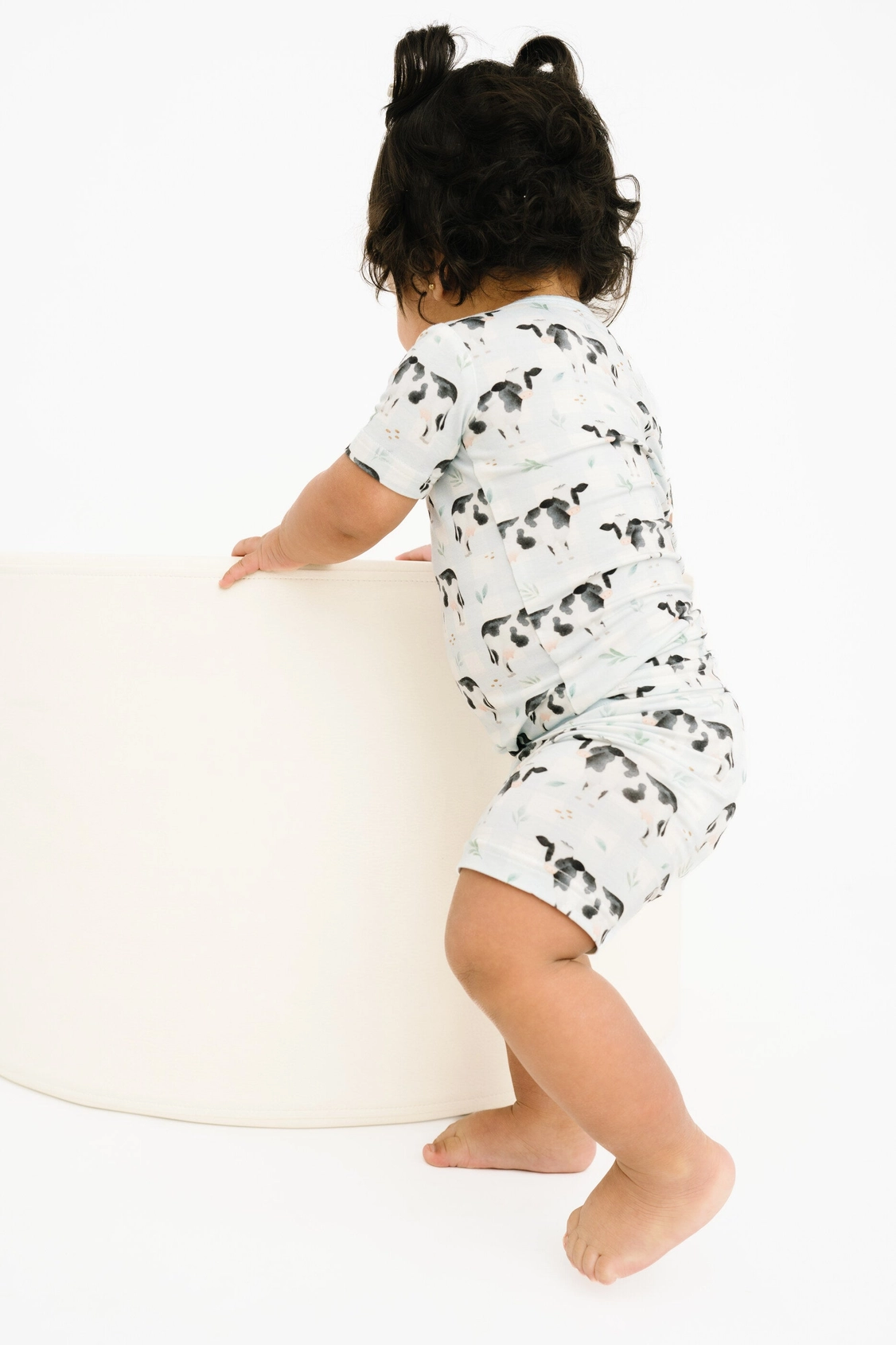 Dairy Cow Bamboo Shorts Set