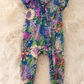 Bamboo Floral Ruffle Romper