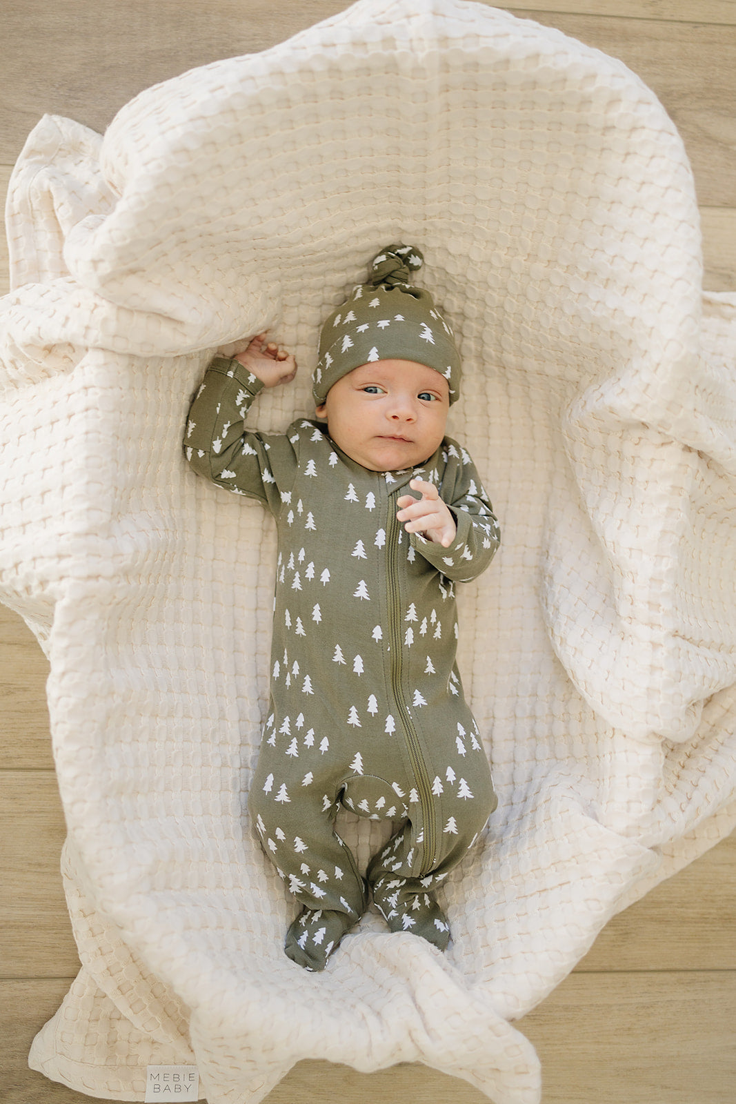 Red Gingham Cotton Layette Set