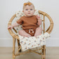 Rust Organic Cotton Ribbed Short Set