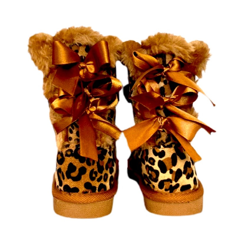 Leopard Winter Boot
