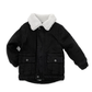 Sherpa Lined Jacket - Black