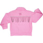 Pink Fringe Denim Jacket
