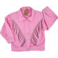 Pink Fringe Denim Jacket