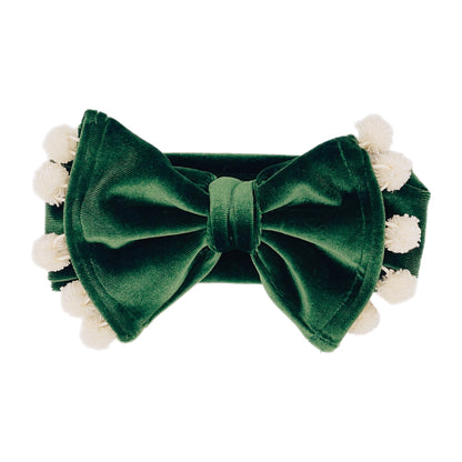 Evergreen Velvet Skater Skirt