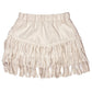 Ivory Fringe Skirt