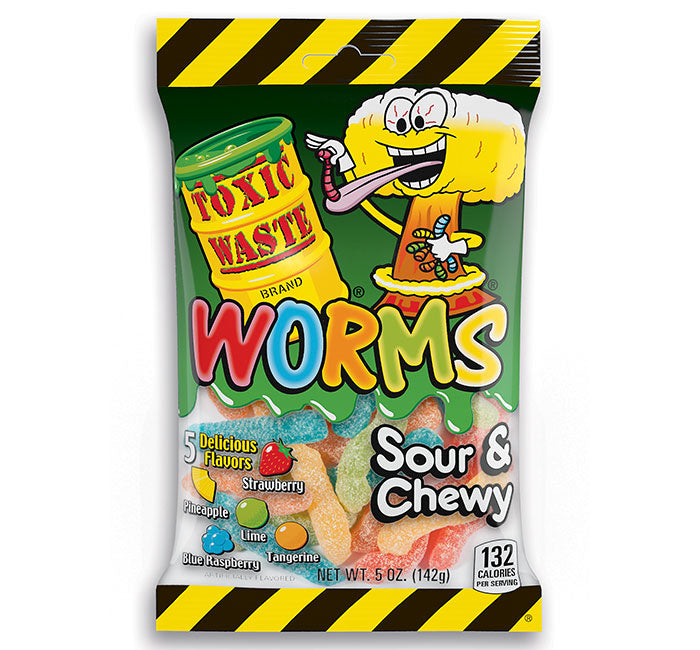 Toxic Waste- Worms Sour & Chewy