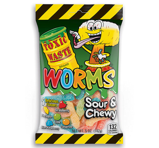 Toxic Waste- Worms Sour & Chewy