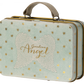 Angel mouse in suitcase