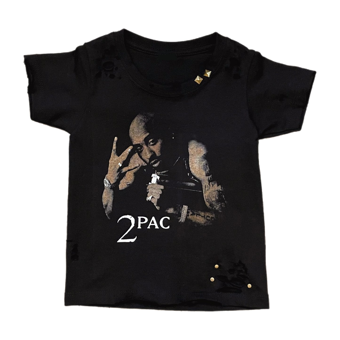 Distressed 2PAC Tee