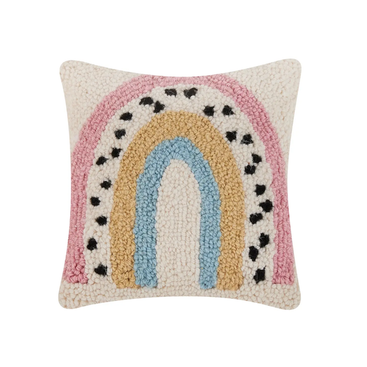 Pastel Rainbow Decorative Pillow