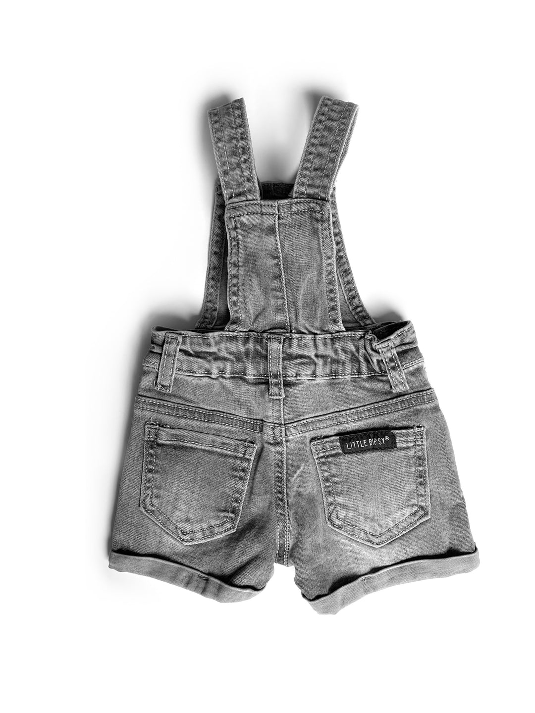 Grey hot sale overall shorts